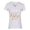 Heavy Cotton Women's V-Neck T-Shirt Thumbnail